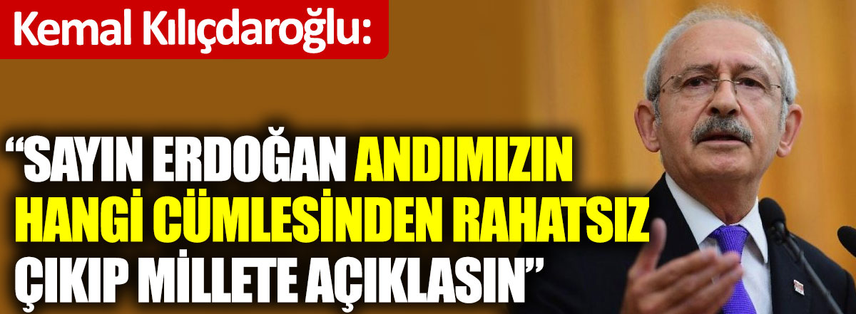 Kemal Kılıçdaroğlu'ndan Devlet Bahçeli'ye andımız çağrısı