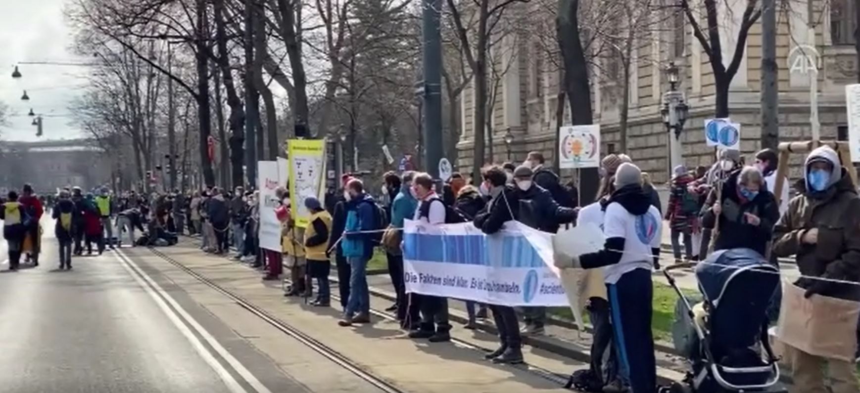 Avusturya'da iklim protestosu