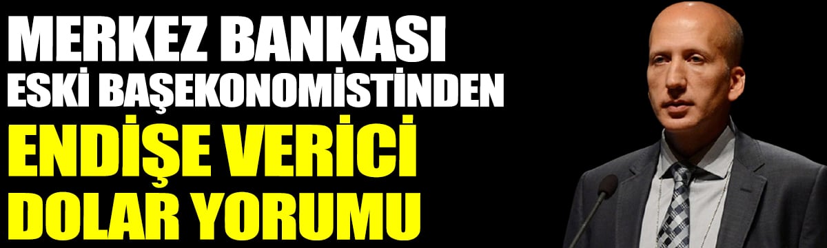 Merkez Bankası eski başekonomistinden endişe verici dolar yorumu