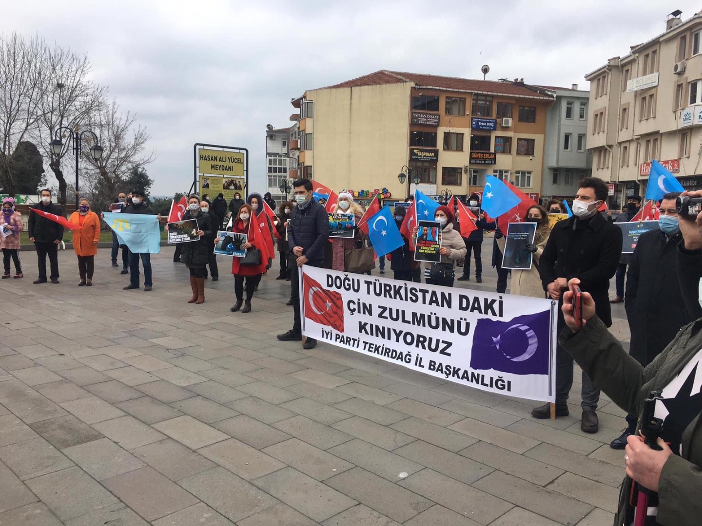 Tekirdağ İYİ Partililer'den siyasilere: Uygur Türkleri'nin sesini bizden başka duyan yok