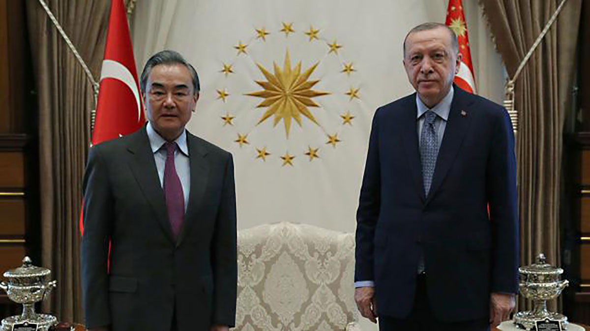 Erdoğan Çin Dışişleri Bakanını kabul etti