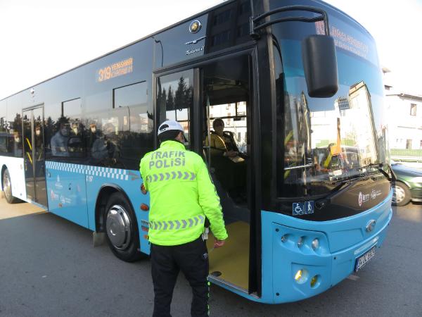 Toplu taşıma araçlarında koronavirüs denetimi