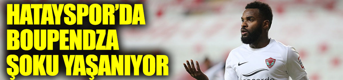 Hatayspor'da yıldız oyuncu Boupendza şoku yaşanıyor