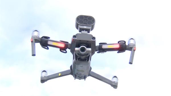 Yeşilköy Sahili'nde drone ile denetim