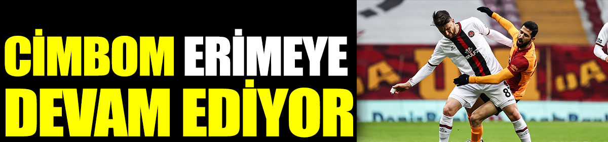 Galatasaray erimeye devam ediyor
