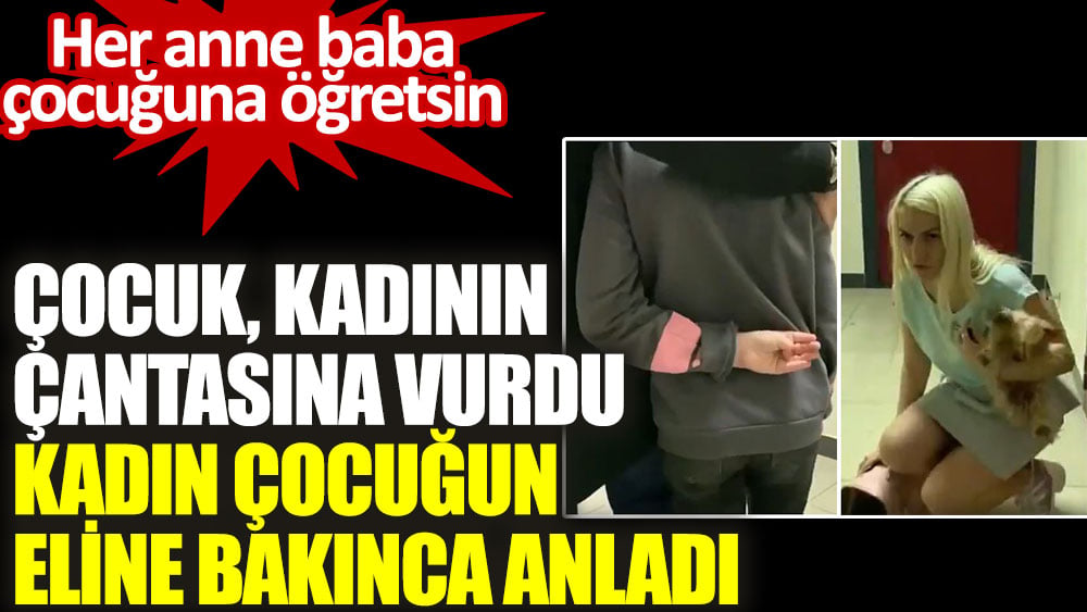 Kaçırılan çocuk böyle kurtarıldı. Kadın çocuğun eline bakınca anladı