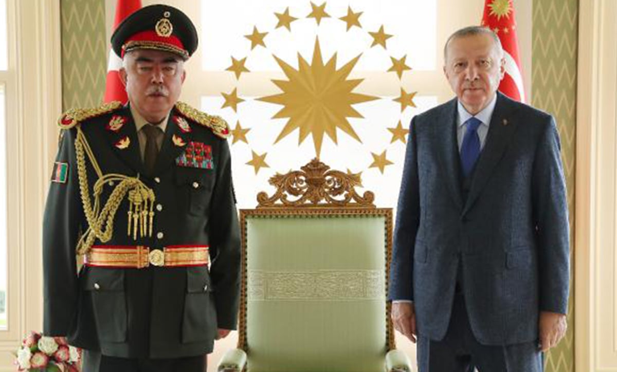 Cumhurbaşkanı Erdoğan Raşid Dostum'u kabul etti