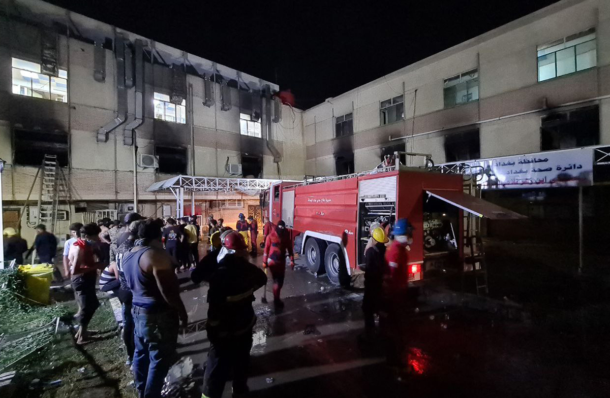 Bağdat’tan hastane yangını için 3 günlük yas