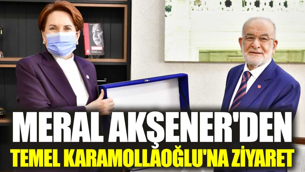 Meral Akşener'den Temel Karamollaoğlu'na ziyaret