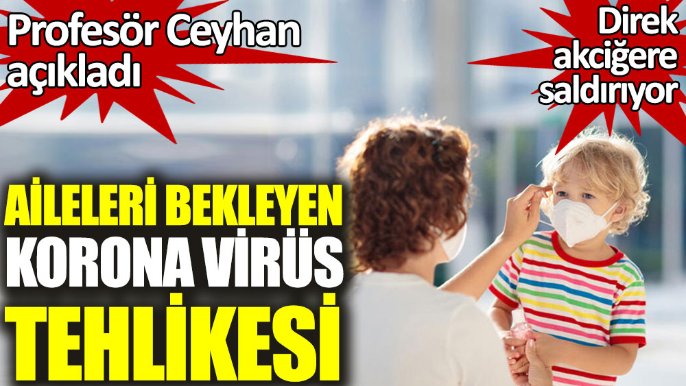 Aileleri bekleyen korona virüs tehlikesi. Profesör Ceyhan açıkladı