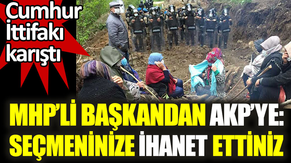 MHP'li başkan Karagöz'den AKP'ye: Seçmeninize ihanet ettiniz