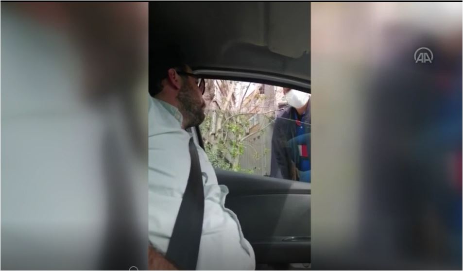 Şişli'de değnekçilik yapan şahıs gözaltına alındı
