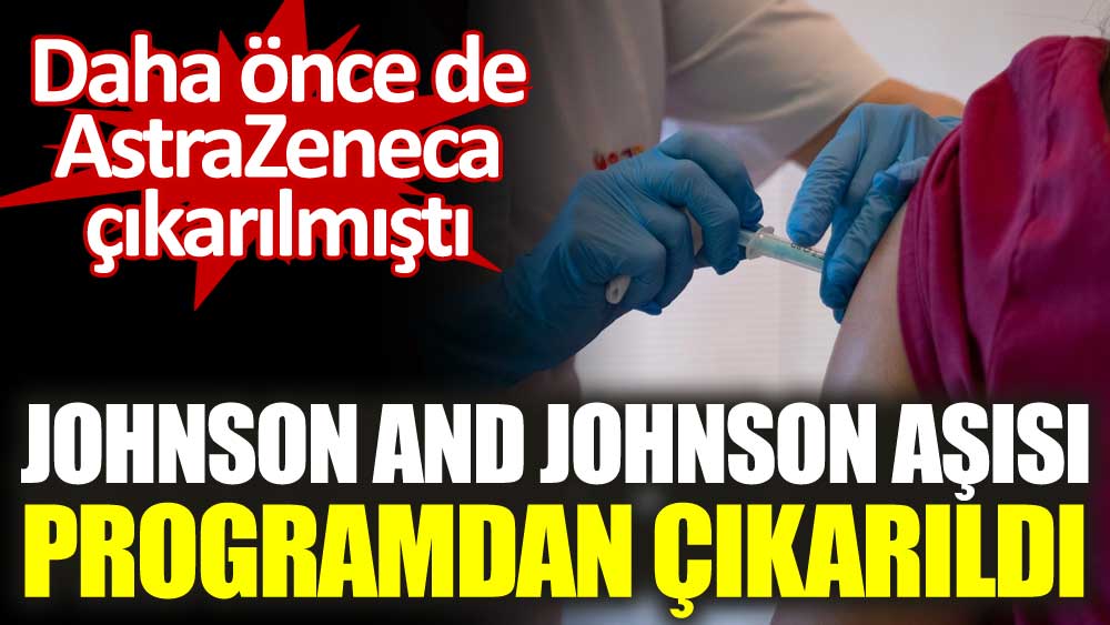 Danimarka AstraZeneca'dan sonra Johnson and Johnson aşısını da programdan çıkardı