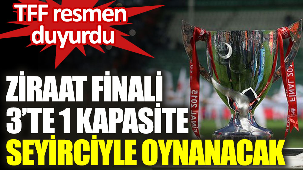 Antalyaspor- Beşiktaş arasındaki kupa finali seyircili oynanacak