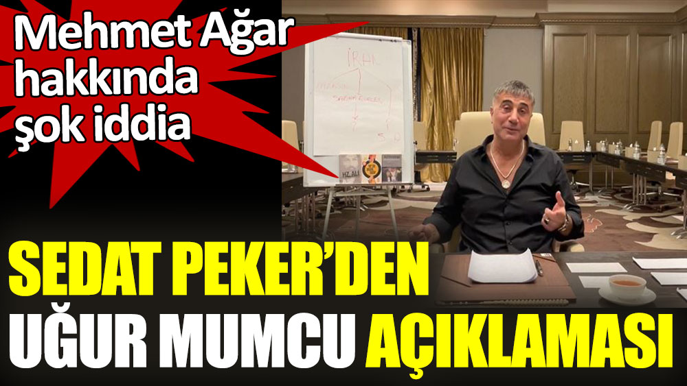 Sedat Peker’den Uğur Mumcu açıklaması. Mehmet Ağar hakkında şok iddia