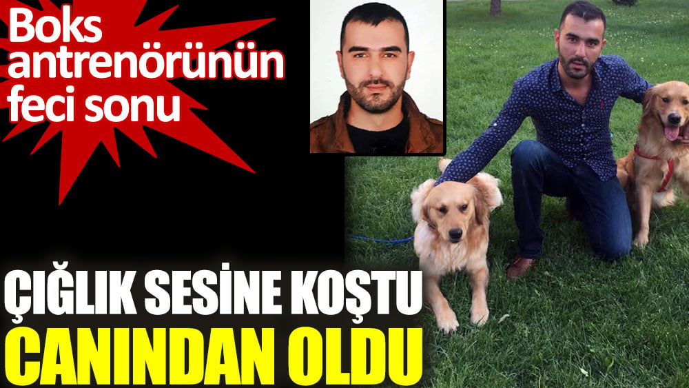 Çığlık sesine koştu canından oldu. Boks antrenörünün feci sonu