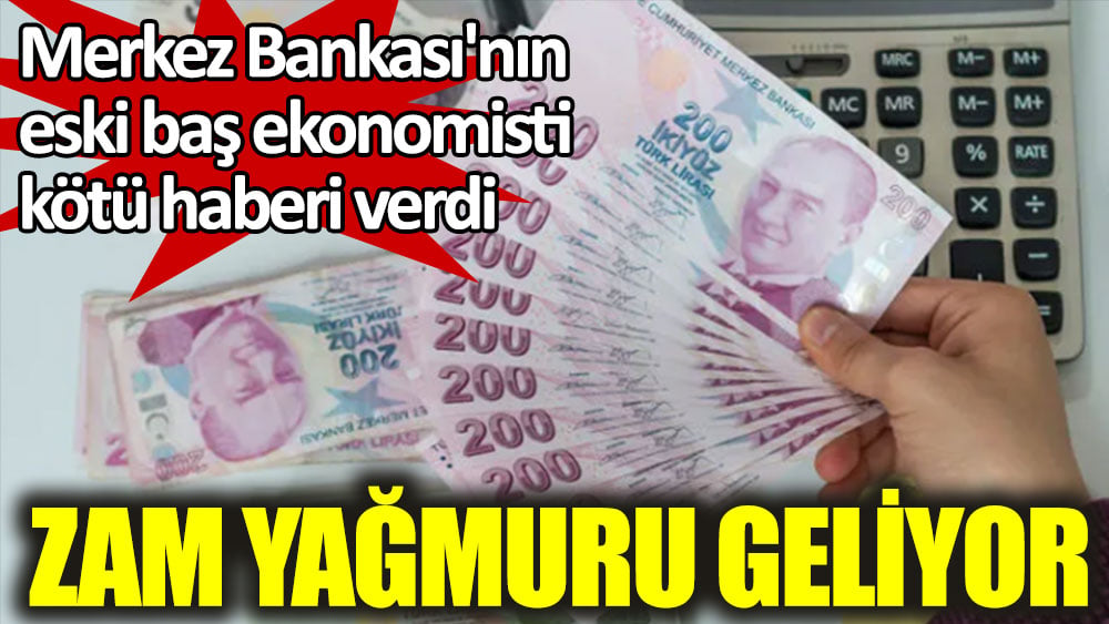 Merkez Bankası'nın eski baş ekonomisti kötü haberi verdi