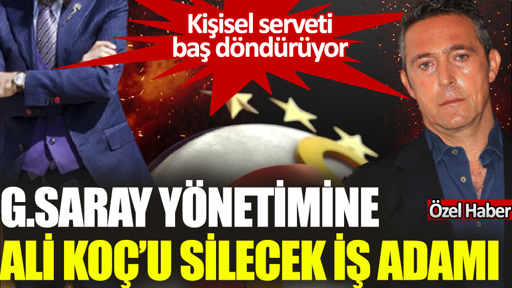 Galatasaray'a servetiyle Ali Koç'u silecek yönetici! Sosyal medya yıkılıyor
