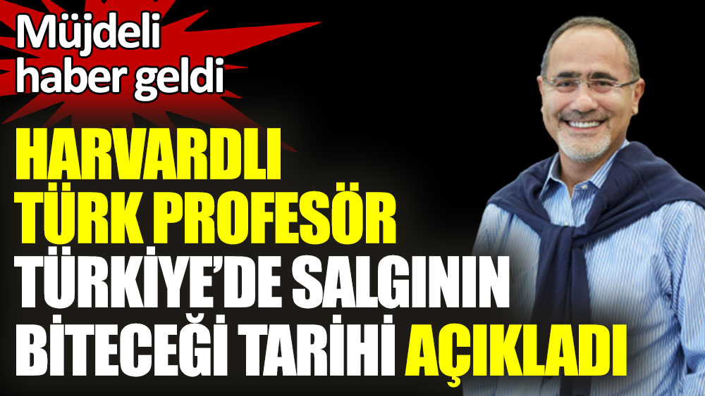 Harvardlı Türk profesör Türkiye’de salgının biteceği tarihi açıkladı