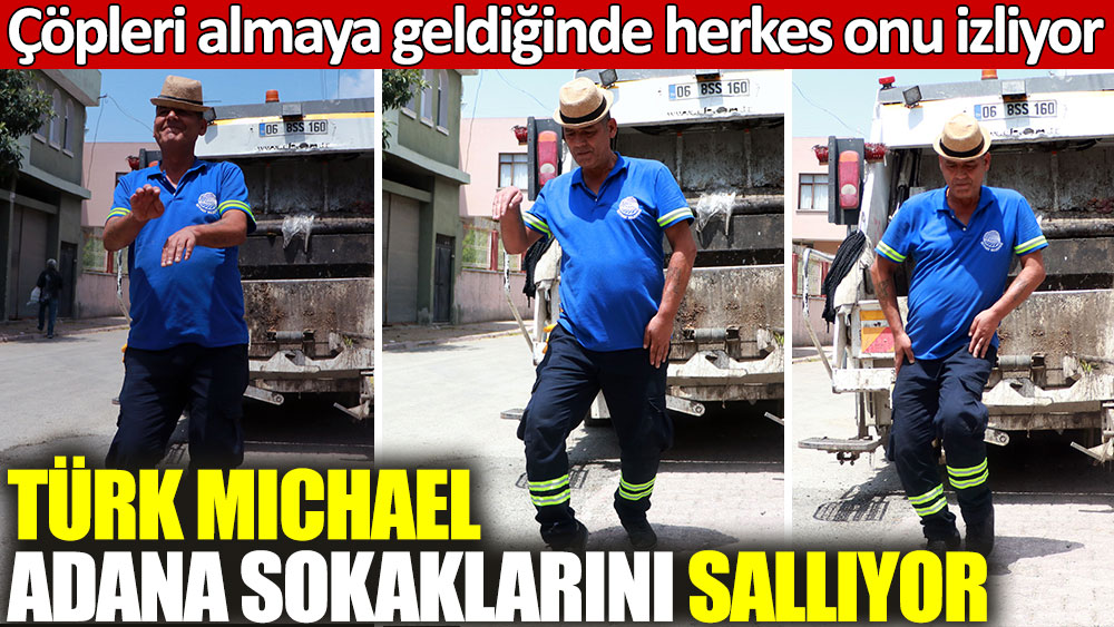 Türk Michael break dans ile Adana sokaklarını sallıyor