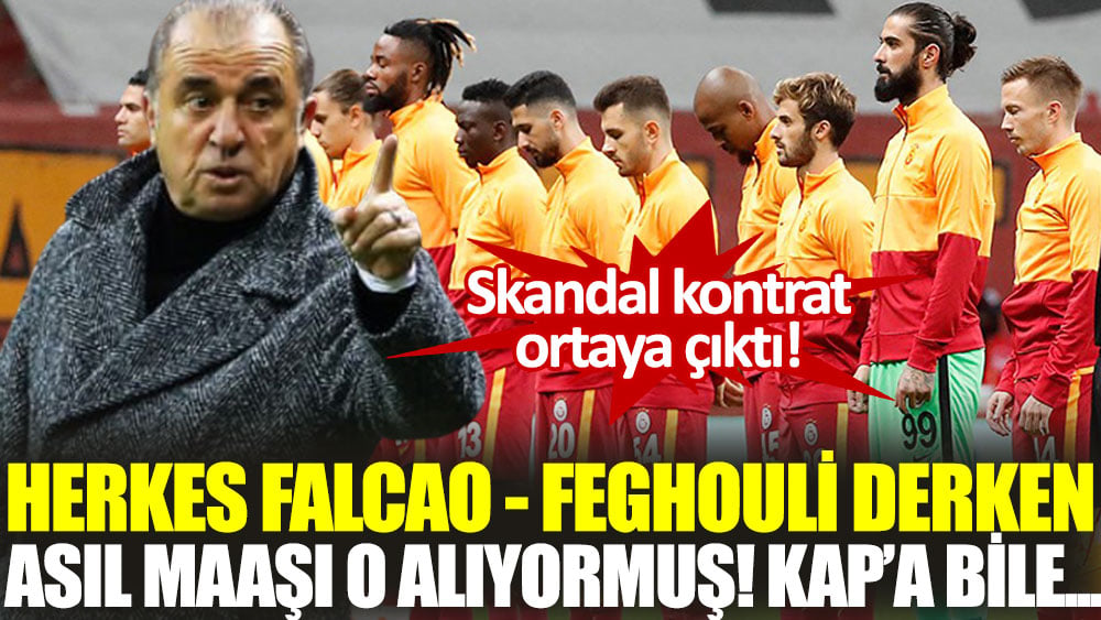 Herkes Falcao - Feghouli dedi o yıldızın gerçek maaşı dudak uçuklattı