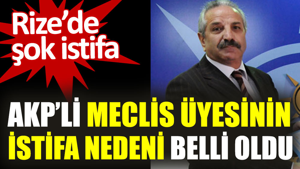 AKP’li Meclis Üyesi Mehmet Engin’in istifa nedeni belli oldu