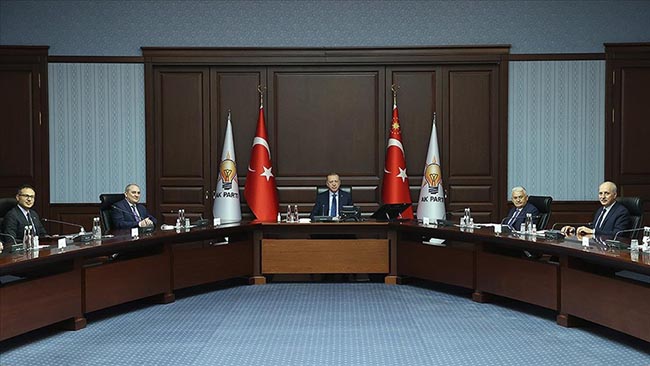 Erdoğan, Yeni Azerbaycan Partisi heyetini kabul etti