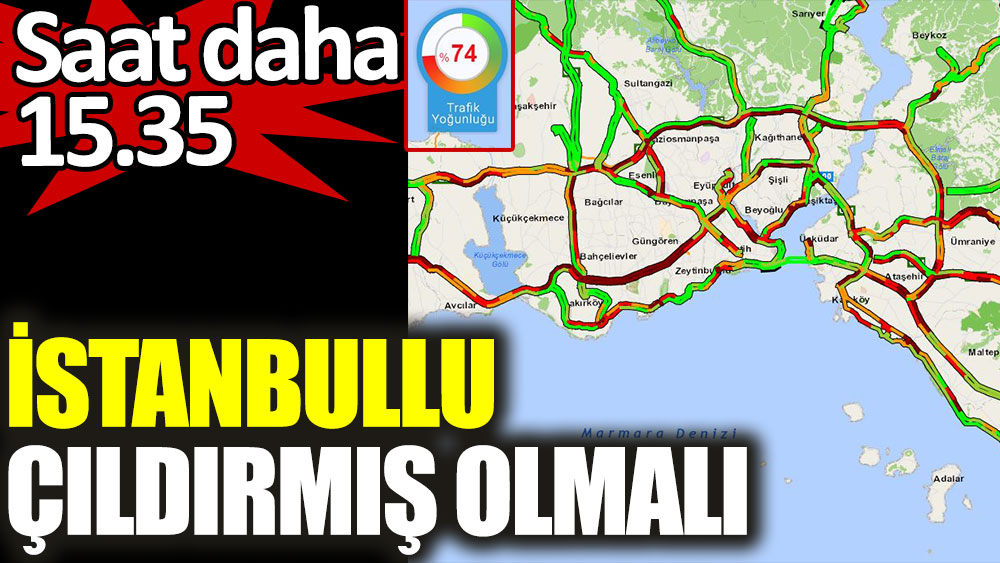 İstanbullu çıldırmış olmalı! Trafik yoğunluğu yüzde 74 oldu