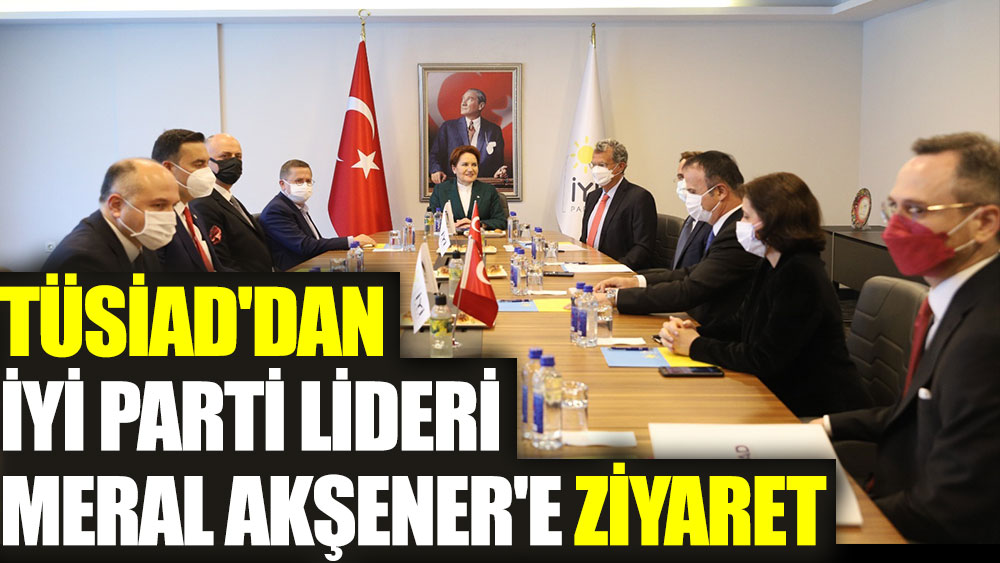 TÜSİAD'dan İYİ Parti lideri Meral Akşener'e ziyaret