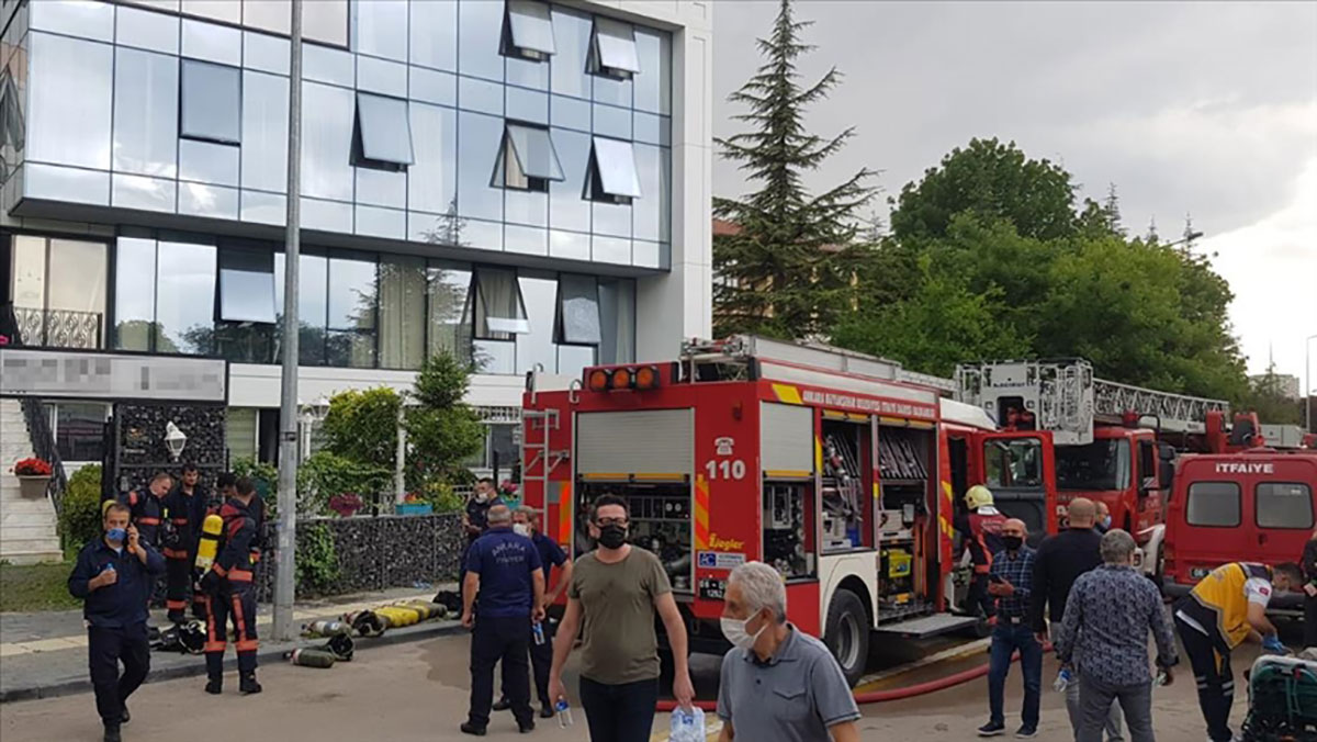 Ankara’da huzurevinde yangın çıktı