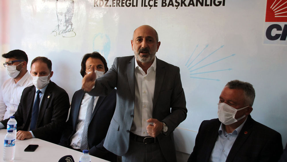 CHP'li  Öztunç Zonguldak'ta ziyaretlerde bulundu