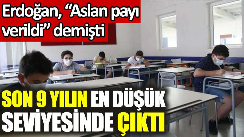 Eğitim bütçesi, son dokuz yılın en düşük seviyesinde