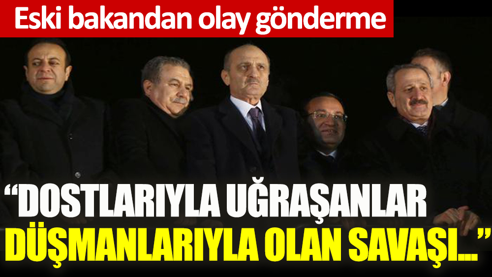 Çevre ve Şehircilik eski Bakanı Erdoğan Bayraktar'dan olay gönderme