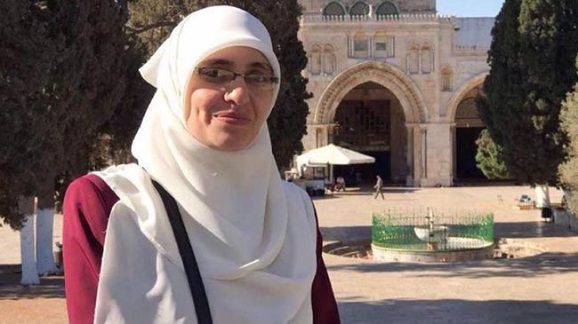 Filistinli aktivist Hanadi el-Halavani'yi gözaltına alındı