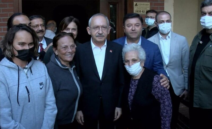 Kılıçdaroğlu'ndan Hasan Saltık'ın ailesine taziye ziyareti