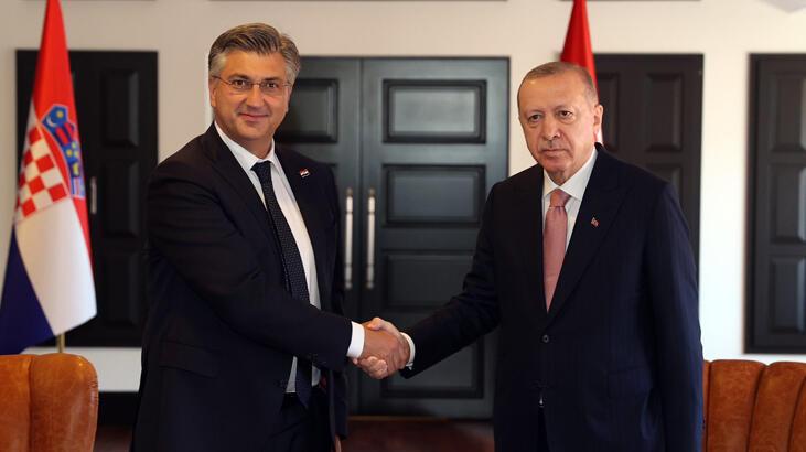 Erdoğan Hırvatistan Başbakanı ile görüştü