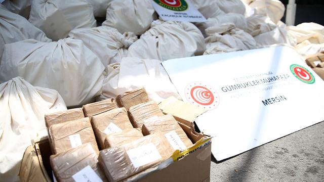 Mersin Limanı’nda 150 kilogram kokain ele geçirildi