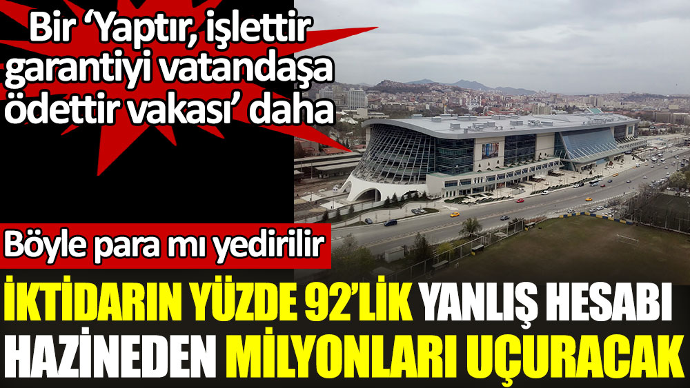 Ankara Tren Garı'ndaki yüzde 92’lik yanlış hesap vatandaşın cebinden çıkacak