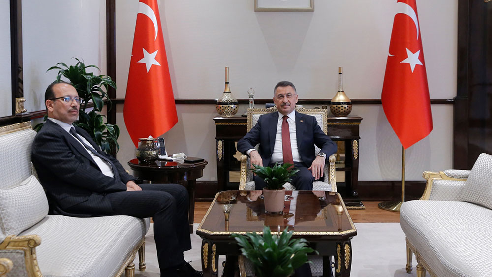 Cumhurbaşkanı Yardımcısı Oktay yeni Sayıştay Başkanı Yener ile görüştü