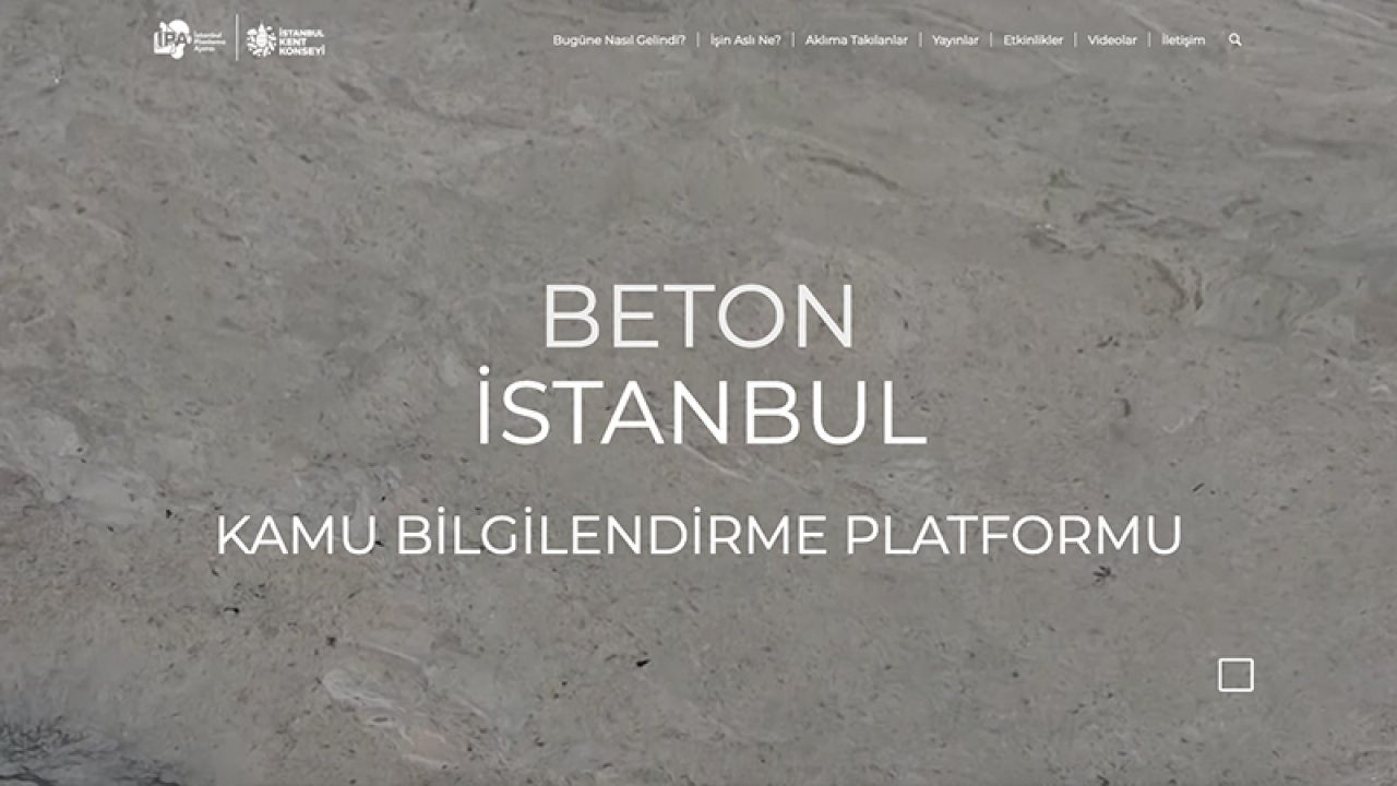 İBB’den ‘Kanal İstanbul’ bilgilendirme sitesi: Beton İstanbul