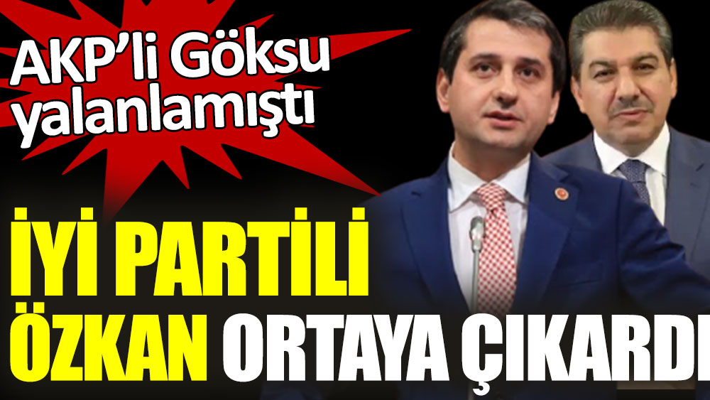 İYİ Partili Başkan İbrahim Özkan ortaya çıkardı. AKP’li Esenler Belediye Başkanı Tevfik Göksu reddetmişti