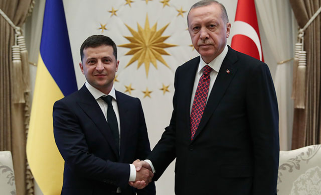 Erdoğan, Zelenski ile görüştü