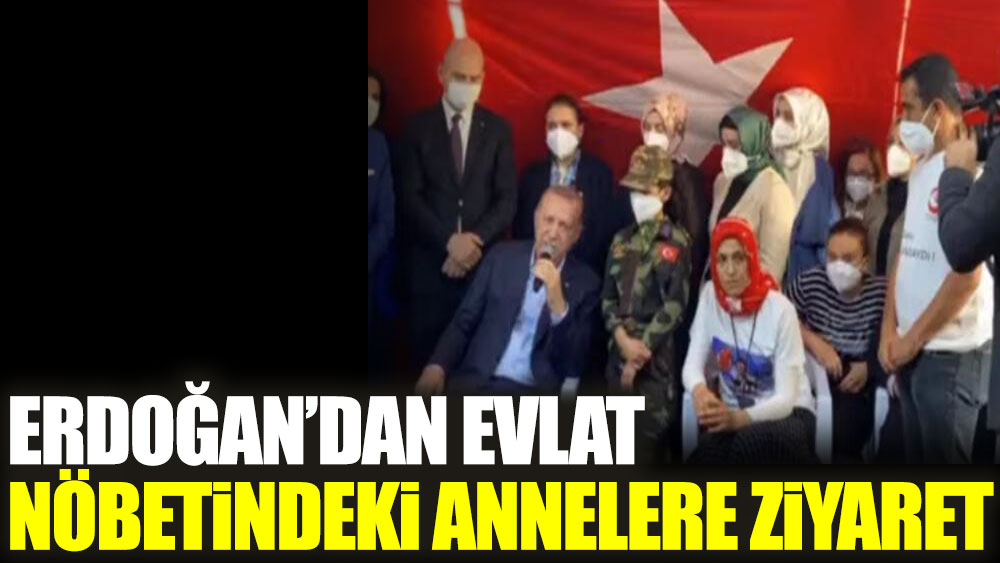 Cumhurbaşkanı Erdoğan'dan Diyarbakır annelerine ziyaret