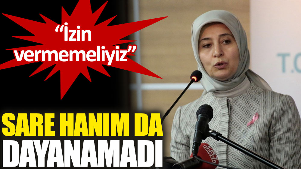 Sare Davutoğlu, tartışmalı 13. maddeye  tepki gösterdi
