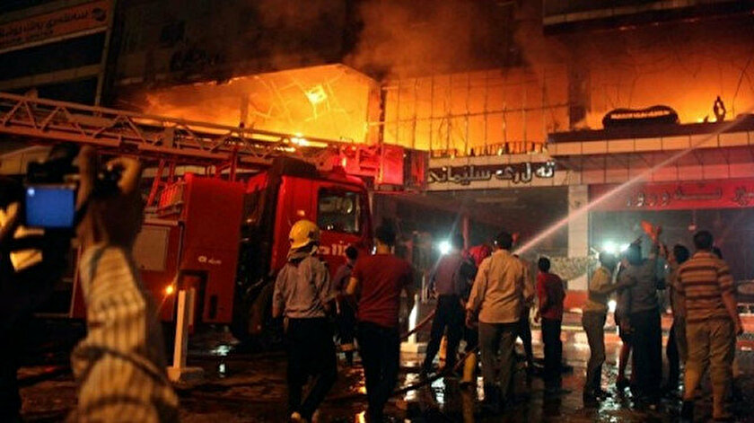 Irak'ta hastanede yangın: 41 ölü