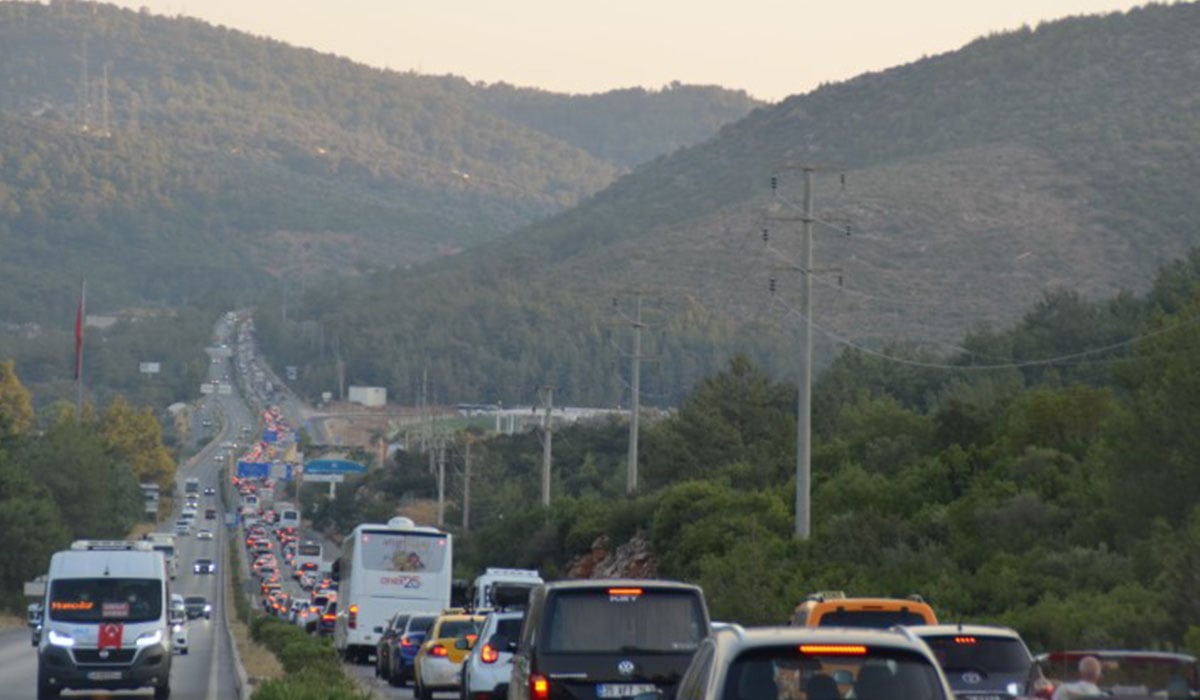 Bodrum'da bayram tatili yoğunluğu