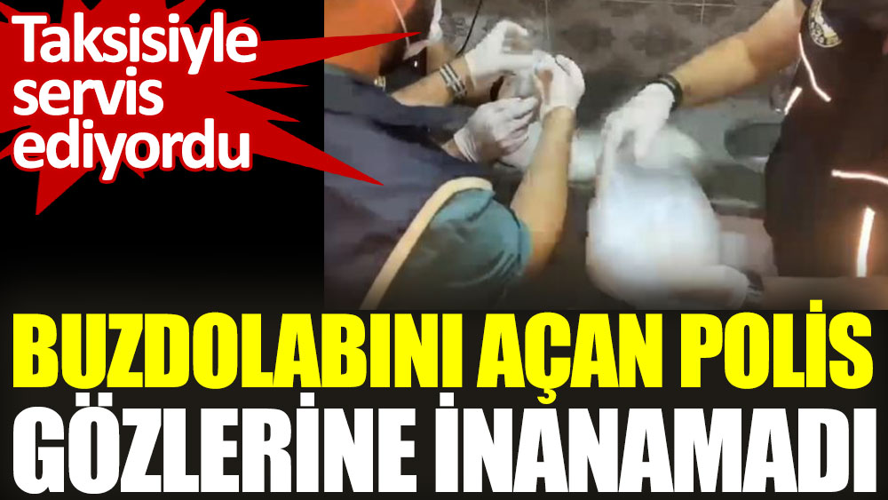 Bursa'da buzdolabını açan polis gözlerine inanamadı