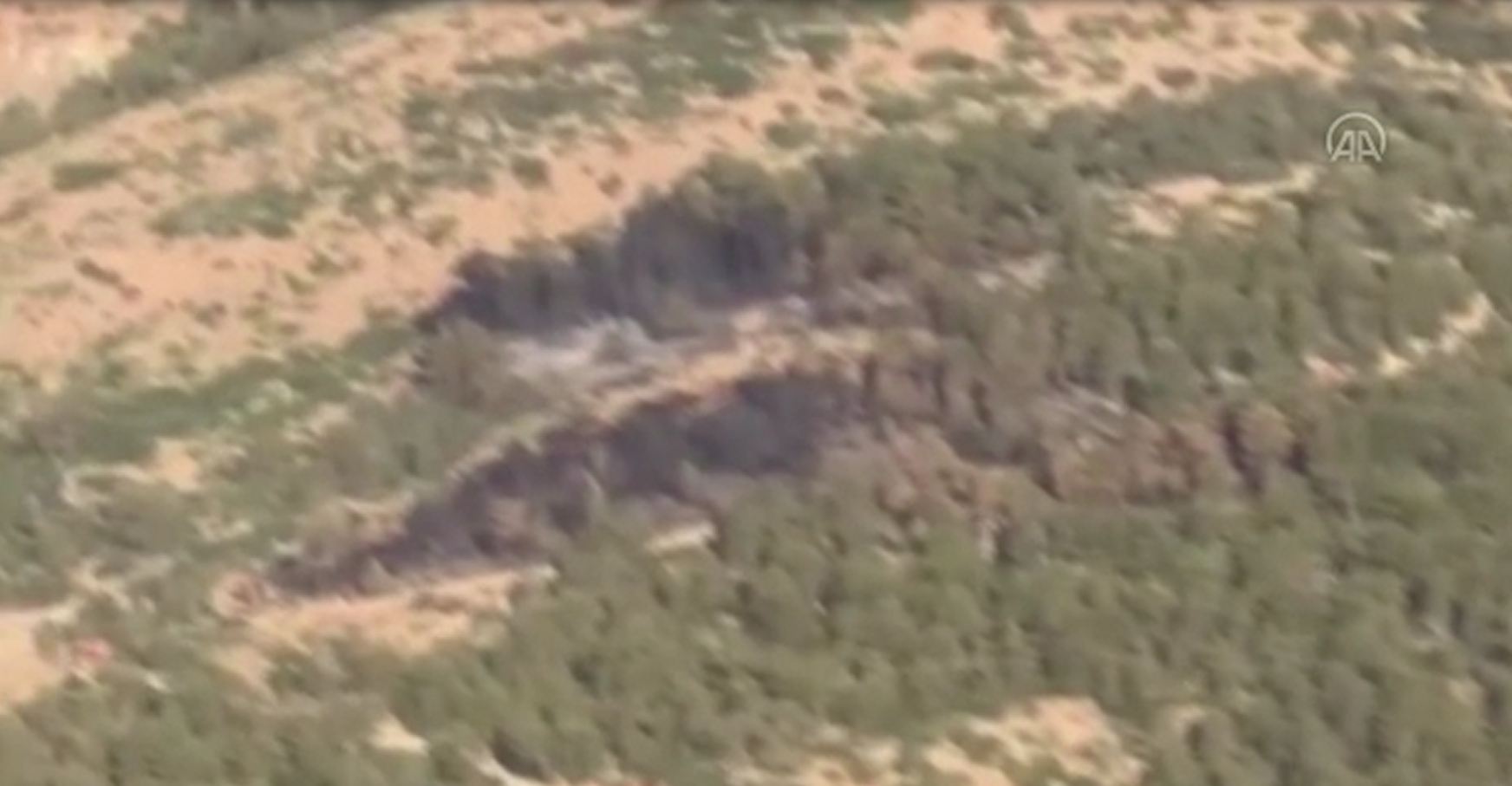 Hatay'da orman yangını: 1,5 hektar alan zarar gördü