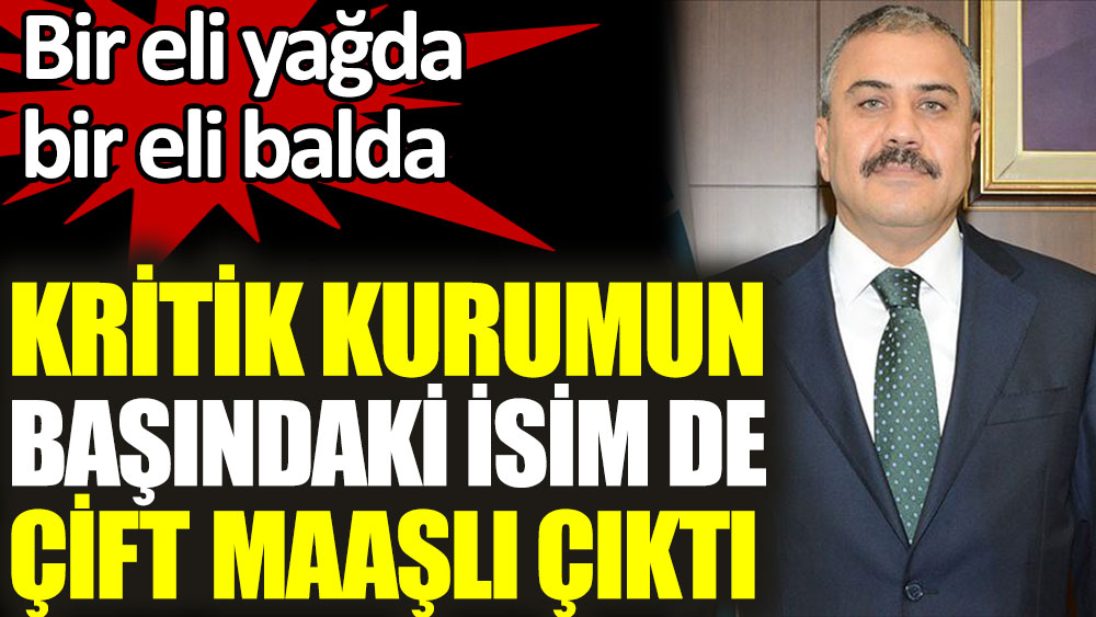 EPDK Başkanı Mustafa Yılmaz da çift maaşlı çıktı