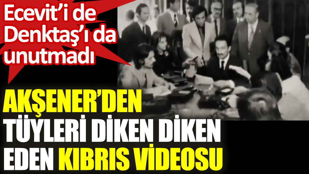 Meral Akşener'den tüyleri diken diken eden Kıbrıs videosu